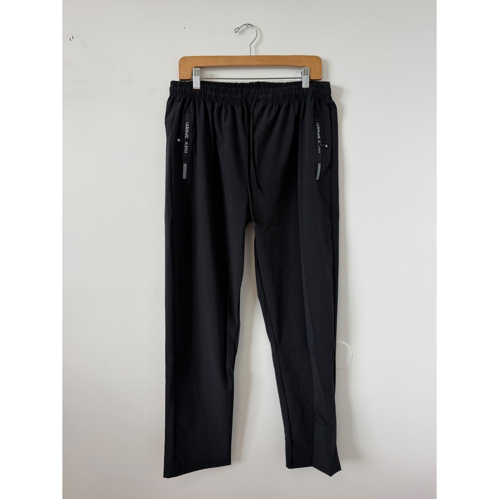 SHEIN Men's Lightweight Quick-Dry Pants – Black – XL – New